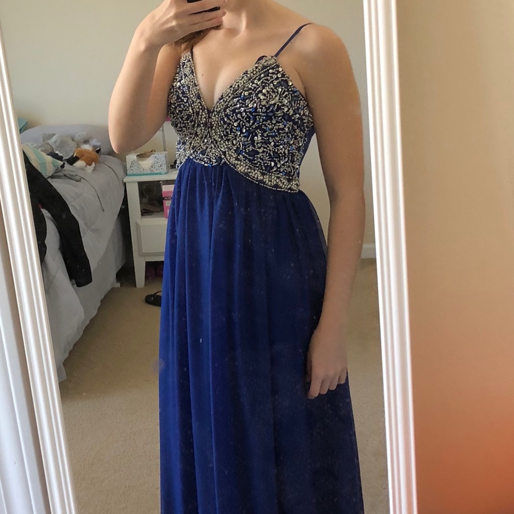 BLUE PROM DRESS